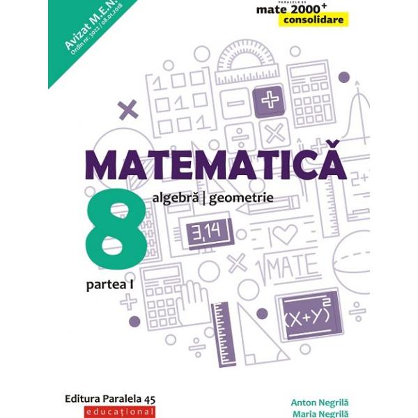 Mate 2000 Consolidare Clasa A VIII A Partea I 2018 2019 Anton Negrila