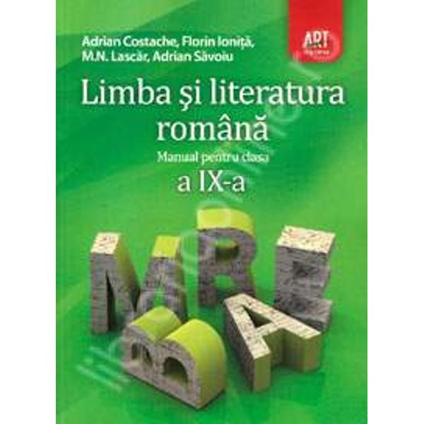 Manual Limba Si Literatura Romana Clasa A IX A Editia 2013 Adrian