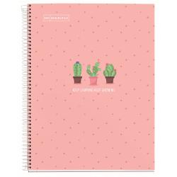 Caiet A5 dictando 80 file hartie 90 g Miquelrius Cactus Pink MR46793