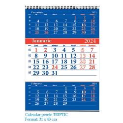 Calendar triptic cursor 2024