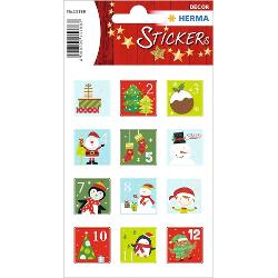 Stickere decorative calendar de Craciun Herma&nbsp; H15188
