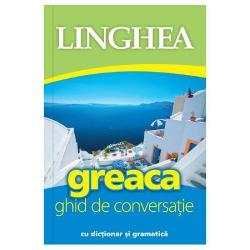 Demult greaca veche se preda in scoli In zilele noastre ne intalnim cu limba greaca mai mult in concediu Este un moment numai bun sa invatati cel putin expresii cuvinte si propozitii de baza care va vor deschide poarta catre inima grecilor Ajutoare de nadejde sunt totodata dictionarul roman-grec grec-roman si recomandarile pentru excursii atat in partea continentala a Greciei cat si pe principalele insuleCuprinde2 600 de propozitii si fraze uzuale1 600 de 