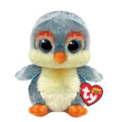 Jucarie de plus TY Beanie Boos - Fisher pinguin gri 15 cm TY37322