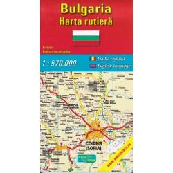 Harta rutiera Bulgaria