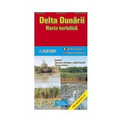 Harta turistica Delta Dunarii