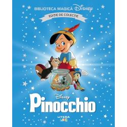 Tâmplarul Geppetto î&537;i dore&537;te tare mult un copil a&537;a c&259; î&537;i sculpteaz&259; o p&259;pu&537;&259; dintr-o bucat&259; de lemn &537;i îi pune numele Pinocchio Zâna Azurie transform&259; curând marioneta într-un b&259;ie&539;el adev&259;rat O mul&539;ime de peripe&539;ii îl a&537;teapt&259; pe micu&539; în noua lui via&539;&259; O edi&539;ie ilustrat&259; de 