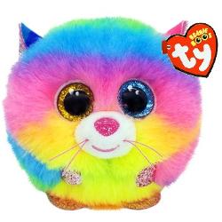 Jucarie de plus TY Beanie Balls - Gizmo pisica curcubeu 8 cm TY42520 