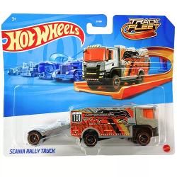 Camionul Hot Wheels® este gata sa se ocupe Concepute pentru a lucra cu piesele Hot Wheels® vandute separat aceste platforme turnate sub presiune pot accelera traseul pot trece prin bucle si multe altele Copiii vor dori sa le colectioneze pe toate si sa creeze noi combinatii pentru a completa flota finala personalizata deoarece cabina si remorca sunt interschimbabile cu alte camioane din sortiment Dispunand de culori stralucitoare cu detalii detaliate Fiecare se vinde 