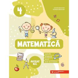 Matematic&259; – caiet clasa a IV-a este elaborat conform programei în vigoare aprobate de MEN prin OM nr 500302122014Con&355;inuturile sunt structurate pe niveluri de înv&259;&355;arediferen&355;iate &537;i pe trepte graduale ca dificultate• Ini&355;iere În&355;elegere;• Consolidare 