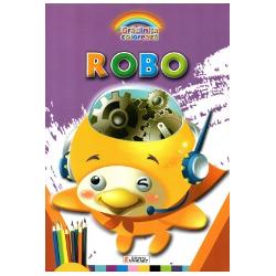 Carte de colorat Robo