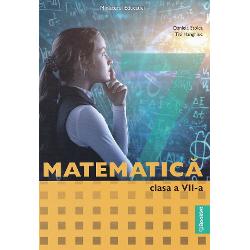 Manualul de Matematica pentru clasa a VII-a este realizat in conformitate cu Programa scolara aprobata prin OM nr3393  28022017 Manualul este structurat in 7 unitati de invatare• Unitatea 1 Multimea numerelor reale• Unitatea 2 Ecuatii si sisteme de ecuatii• Unitatea 3 Elemente de organizare a datelor• Unitatea 4 Patrulaterul• Unitatea 5 Cerculbr 