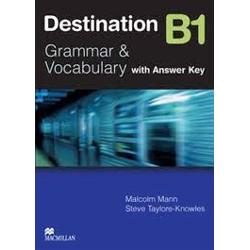 Destination B1 Grammar and Vocabulary has been designed for intermediate students at B1 Threshold level on the Council of Europe’s Common European Framework scale It is the ideal grammar and vocabulary practice book for all students preparing to take any B1 level exam eg Cambridge PET and for students working towards B2 level exams in the futureKey features– 28 grammar units;– 14 vocabulary units;– 14 reviews;– 2 progress 