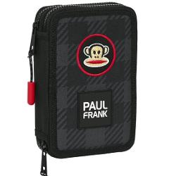 Penar dublu echipat 28 piese Paul FrankCu acest penar Paul Frank scolarii vor avea toate instrumentele necesare pentru activitatile lor scolare De asemenea designul inspirat din Paul Frank adauga o nota de distractie si entuziasmPiesele sunt organizate in 