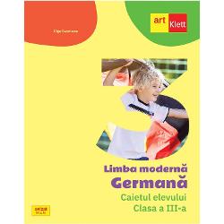 Caietul elevului  CD la Limba moderna germana pentru clasa a III-a Prelucrare dupa Hallo Anna 3 Deutsch fur Kinder ArbeitsbuchLucrarea a fost avizata de Ministerul Educatiei Limba moderna Germana Caietul elevului Clasa a lll-a este in concordanta cu programa romaneasca pentru invatamantul primar Programa scolara pentru disciplina Comunicare in limba materna 1 Clasele a lll-a - a IV-a aprobata prin ordin al ministrului Educatiei Nationale 