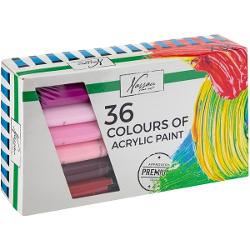 Set cu 36 de culori tempera acrilica 20 ml Nassau Fine ArtJK107431