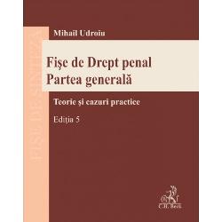 Cu o structur&259; elaborat&259; schematic&259; &537;i cursiv&259; Fi&537;ele de Drept penal Partea general&259; con&539;in comentarii u&537;or de asimilat ale institu&539;iilor de Drept penal Partea general&259; construite într-o manier&259; logic&259; organizat&259; &537;i totodat&259; aplicativ&259; Fiecare institu&539;ie prezentat&259; este tratat&259; dintr-o dubl&259; perspectiv&259; teoretic&259; &537;i practic&259; structura fi&537;elor 