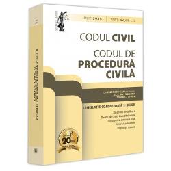 CODUL CIVIL SI CODUL DE PROCEDURA CIVILA IULIE 2024LEGISLATIE CONSOLIDATA SI INDEXCu NOILE MODIFICARI aduse prinDCC din 9 IULIE 2024LEGEA NR 2142024 Editia a 11-a revizuita a lucrarii Codul civil si Codul de procedura civila iulie 2024 tiparita pe hartie alba de calitate superioara si ingrijita de prof univ dr Dan Lupascu include noile modificari aduse prin DCC din 9 iulie 2024; Legea nr 2142024Sub articolele 