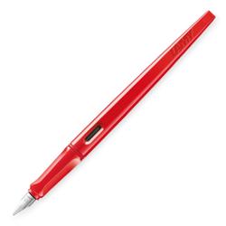 Lamy joy - un stilou caligrafic pentru o scriere deosebit de frumoasa plina de personalitate si expresivitate Usor de manevrat datorita gripului prevazut cu fante de prindereDetalii stilou caligrafic Lamy joy strawberry plastic rezistent cu finisaj shiny red capac din plastic cu clema metalica  penita de otel cu scriere de 15 mm  patroane de cerneala Lamy T10  convertor compatibil Lamy Z28  