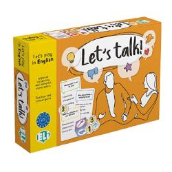 What is itLet’s Talk is a card game which is useful for improving vocabulary and stimulating conversationLanguage objectivesThe game enriches language and improves socialisation and communication amongst the participants The questions and answers have been studied to create a dynamic and relaxing atmosphere which promotes natural and spontaneous learningContentsThe game consists of 132 