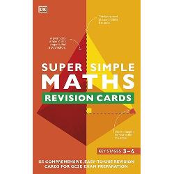 A fantastic aid for GCSE preparation these revision cards make maths crystal clear and will have you exam-ready in no timeMake maths super simple These handy revision cards condense everything you need to know about GCSE maths into bitesize key facts and crystal clear diagrams Studying for exams has never been so easyMaths is explained in simple user-friendly language with colourful illustrations to help you grasp difficult 