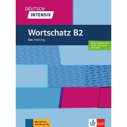 Übungsbuch zum intensiven Wortschatztraining auf Niveau B2 – für DaF-Selbstlerner oder kursbegleitendRund 1000 Wörter Wendungen und Sätze auf dem Niveau B2 nach Themen geordnet z B Migration Behörden und Institutionen Literatur Geschichte etcAbwechslungsreiche Übungen zur Festigung und Vertiefung des WortschatzesÜbersichtliche Auftaktseiten mit Wortschatz zu den einzelnen 