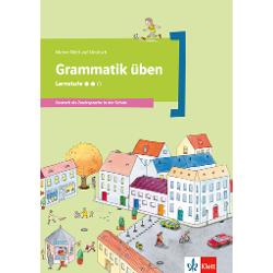 Mit Grammatik üben können Schülerinnen und Schüler ab Klasse 2 wichtige grammatische Themen spielerisch entdecken und weitgehend selbstständig üben Eingebettet in die Themenfelder „Einkaufen“ „Körper und Gesundheit“ und „In der Stadt“ werden ua folgende Bereiche trainiertPossessiv- und 