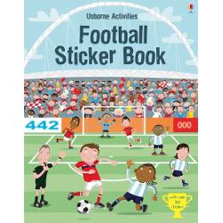 An action-packed sticker book full of sporty scenes and over 350 colourful stickers to complete the pictures Scenes include footballers at the training ground getting ready for the match and at a victory parade Includes blank football kit stickers for children to colour in with their favourite team strip 