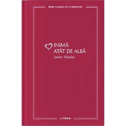 Inima atat de alba incepe socant cand in mijlocul unui pranz in familie Teresa abia intoarsa din calatoria de nunta merge la baie isi descheie bluza si se impusca in inima Ce a determinat-o sa se sinucida imediat dupa luna de miere Ani mai tarziu acest mister il fascineaza pe tanarul Juan la randul lui proaspat casatorit al carui tata a fost insurat cu Teresa inainte de-a o lua de sotie pe mama lui Pe masura ce Juan se apropie de adevar incepe sa-si puna la indoiala propriile 