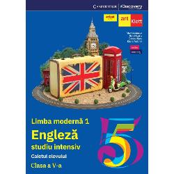 Lucrarea este realizat&259; în conformitate cu programa pentru disciplina LIMBA MODERN&258; 1 - studiu intensiv Clasele a V-a - a Vlll-a aprobat&259; prin ordinul ministrului educa&355;iei na&355;ionale nr 33932017 Aceast&259; lucrare poate fi utilizat&259; cu oricare dintre manualele &351;colare aprobate darpentru mai mult&259; eficien&355;&259; recomand&259;m folosirea caietului de lucru împreun&259; cu manualul Editurii Art Klett Limba modern&259; i - 