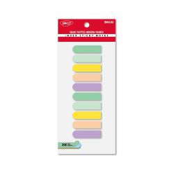 Bloc notes adeziv index plastic pastel DACO BN302 - solu&539;ia ideal&259; pentru organizarea eficient&259; a documentelor taleAcest set de indexuri adezive î&539;i ofer&259; o gam&259; de 5 culori pastel elegante perfecte pentru a ad&259;uga un strop de stil &537;i organizare fiec&259;rui proiect Fiecare index m&259;soar&259; 45x12mm dimensiunea perfect&259; pentru a marca paginile importante din c&259;r&539;i agende sau dosare f&259;r&259; a ocupa prea 