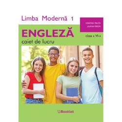 Limba moderna 1 – Engleza – caiet de lucru pentru clasa a VII-a este instrumentul de lucru ideal pentru fixarea si aprofundarea notiunilor insusite in timpul orelor de cursUsor de utilizat si eficient structurat caietul vizeaza• imbogatirea vocabularului uzual;• aprofundarea notiunilor de gramatica;• dezvoltarea competentelor generale receptarea exprimarea si redactarea mesajelor esentiale pentru situatiile de comunicare uzualabr 