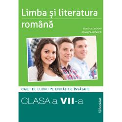 Caietul de lucru pe unit&259;&355;i de înv&259;&355;are pentru clasa a VII-a este structurat în cinci unit&259;&539;i de înv&259;&539;are &537;i vine în sprijinul elevilor printr-o serie de exerci&539;ii variate care vizeaz&259;– aprofundarea no&539;iunilor de gramatic&259;;– dezvoltarea competen&539;elor de receptare a diferitelor tipuri de texte &537;i îmbun&259;t&259;&539;irea abilit&259;&539;ilor de exprimare 