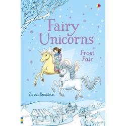 Zoe cant wait to visit the Frost Fair with her best friend Astra the fairy unicorn But when cursed snowflakes begin falling the unicorns are turned to ice Who could be behind this evil plan - and can Zoe and Astra stop them A magical addition to the Fairy Unicorns series full of magic and adventure These are perfect chapter books for newly independent readers 