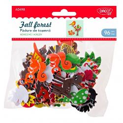 Accesoriile craft AD498 P&259;dure de toamn&259; DACO sunt un set fascinant &537;i creativ ideal pentru a aduce farmecul &537;i culorile toamnei în proiectele tale de craft Acest set con&539;ine 96 de piese din spum&259; autoadeziv&259; reprezentând diverse animale &537;i elemente naturale specifice toamnei oferindu-&539;i o gam&259; larg&259; de op&539;iuni pentru a crea scene captivante &537;i pline de 