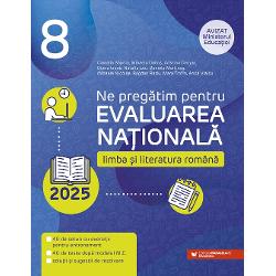 Lucrarea Ne preg&259;tim pentru Evaluarea Na&355;ional&259; Limba &537;i literatura român&259; Clasa a VIII-a reprezint&259; un auxiliar complet de preg&259;tire a primului examen important din via&355;a unui elevCon&355;ine– 40 de seturi cu exerci&355;ii de antrenament preg&259;titoare pentru cerin&355;ele specifice subiectului de examen;– 40 de teste realizate în conformitate cu programa 