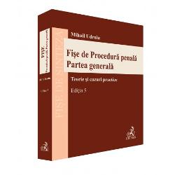 Cu o structur&259; elaborat&259; schematic&259; &537;i cursiv&259; Fi&537;ele de Procedur&259; penal&259; Partea general&259; con&539;in comentarii u&537;or de asimilat ale institu&539;iilor de Procedur&259; penal&259; Partea general&259; construite într-o manier&259; logic&259; organizat&259; &537;i totodat&259; aplicativ&259; Fiecare institu&539;ie prezentat&259; este tratat&259; dintr-o dubl&259; 