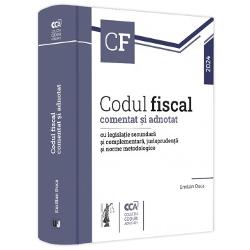 Despre lucrare Codul fiscal comentat &537;i adnotat este deja o lucrare de tradi&539;ie cu o abordare &537;i structura unitare Edi&539;ia 2024 la fel ca edi&539;iile anterioare reprezinta un instrument practic valoros pentru în&539;elegerea normelor de drept material fiscal care guverneaza activitatea economica din România în contextul unor modificari legislative permanente &537;i adesea neprevazute Cuprinsul lucrarii Lucrarea 