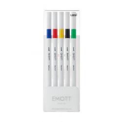 EMOTT exprim&259;-ti emotiile cu stilDesign ultramodern corp alb rafinat &537;i minimalist un vârf alb nemaiv&259;zut pân&259; acum descoper&259; EMOTT noul fineliner de zi cu zi pentru scris schitat si desenat cu stil in fiecare ziFiabil &537;i durabil v&259; va însoti când scrieti sau v&259; simtiti creativCu cele 40 de culori ale sale de la nuante dulci încânt&259;toare pân&259; la pasteluri moi 