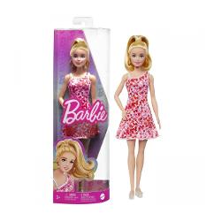 Conceputa pentru a reflecta lumea pe care o vad copiii de astazi aceasta linie diversa de Barbie Fashionistas prezinta stiluri stralucitoare si la moda care ofera posibilitati infinite de povestireAceasta papusa Barbie are parul coafat in coada cu cercei aurii si sandale transparente cu platforma look-ul ei prezinta o multime de detalii care ii fac personalitatea sa iasa in evidentaRochia ei in forma de A este mai mult decat draguta cu un decolteu asimetric si un 