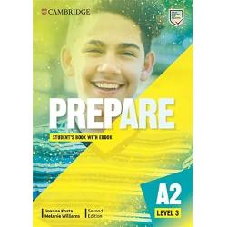 PREPARE 2nd edition Level 3 combines teen-appeal topics with gradual preparation towards the revised 2020 A2 Key for Schools exam Students will enjoy interactive personalised lessons with themes and resources relevant to their interests The new Life Skills approach inspires learners to expand their horizons and knowledge and includes insights from The Cambridge Life Competencies Framework Teachers can relax knowing every unit drives students towards exam success and that the course is 