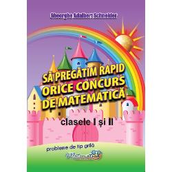 Lucrarea de fa&355;&259; a fost elaborat&259; în conformitate cu programa &351;colar&259; actual&259; cu scopul de a veni în sprijinul tuturor elevilor din clasele I &537;i II care se preg&259;tesc pentru concursurile de matematic&259; &351;i mai ales înv&259;&355;&259;torilor care doresc realizarea de performan&539;e cu elevii de la clas&259;Toate problemele din aceast&259; lucrare sunt probleme de tip gril&259; cu 5 