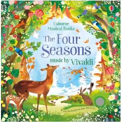 Listen to special arrangements of Vivaldi’s Four Seasons concerti for violin while exploring the changing seasons in this stunning book Each beautifully illustrated scene shows a different season with fingertrails to explore and a button to press to listen to the music A delightful way for children to discover Vivaldi’s much loved music