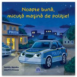 Noapte bun&259; ma&537;in&259; de poli&539;ie este o carte pentru copii scris&259; de Natalie Mendes Aceasta face parte dintr-o serie de c&259;r&539;i de tip bedtime stories pove&537;ti de noapte bun&259; menite s&259; ofere o poveste lini&537;titoare &537;i plin&259; de afec&539;iune copiilor înainte de culcarePersonajul principal este o ma&537;in&259; de poli&539;ie care dup&259; o zi plin&259; de activit&259;&539;i &537;i misiuni se 