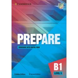 Product descriptionTeen-appeal topics combined with extensive preparation for A2 Key for Schools B1 Preliminary for Schools B2 First for Schools and C1 AdvancedThe Level 5 Workbook provides additional practice and reinforcement of the language skills and exam techniques covered in the PREPARE Level 3 Students Book units Students can access the Cambridge One Digital Pack optimised for a range of devices for their bank of learning resources and accompanying 