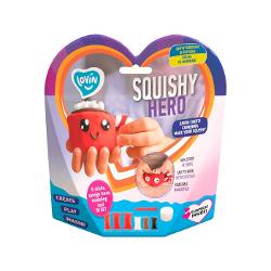 Cu ajutorul setului original Squishy TM Lovin  copilul isi poate modela singur prietenul de joaca Setul contine forma din burete plastilina usor de modelat instructiuni si o surpriza placutaDup&259; uscare complet&259; jucaria poate fi stransa in maini si imediat isi recapata forma initialaCreat pentru dezvoltarea abilit&259;&539;ilor motorii fine si abilit&259;tilor creative ale copilului setul Squishy TM Lovin este cu adevarat unul educativ Se 