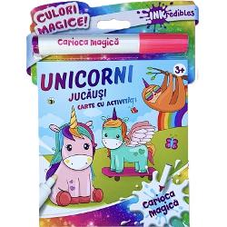 Carioca magica va dezvaluie o lume a culorilorUnicornul Daisy se inalta sus in nori peste ocean Coloreaza pagina pentru a afla care este umbra corectaAVERTISMENT Contraindicat copiilor mai mici de 3 ani Produsul poate contine componente mici care se pot inghiti existand pericolul de sufocare A se utiliza sub directa supraveghere a unui adult