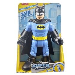 Copiii isi pot duce luptele DC Super Hero impotriva DC Super-Villain la culmi epice cu aceasta figurina imaginext® DC Super Friends Batman XL de la Fisher-Price® Avand o inaltime de 25 cm si avand gatul umerii picioarele si incheieturile complet mobile aceasta jucarie Batman foarte mare le permite copiilor sa isi joace propriile aventuri pretinse in Gotham City si nu numai Silueta foarte mare Imaginext® care prezinta DC Super Friends Batman in stil negru si albastru Silueta 