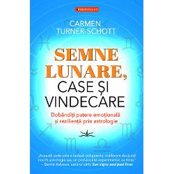 „O carte minunata de astrologie despre modul magic al Lunii de a ne umple cu autovindecare energie puternica si pasiune creativa” — Bernie Ashman autorul cartii Sun signs and past lives”Semnele Soarelui si vietile trecuteFolositi SEMNELE LUNARE si CASELE pentru a va vindeca si a va gasi implinirea emotionalaSemnul lunar propriu are o influenta puternica asupra vietii voastre in special asupra lucrurilor care va aduc 