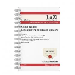 Despre lucrareCodul penal a fost modificat cel mai recent prinLegea nr 582024 pentru completarea Legii nr 1432000 privind prevenirea &351;i combaterea traficului &351;i consumului ilicit de droguri pentru modificarea Legii nr 1942011 privind combaterea opera&355;iunilor cu produse susceptibile de a avea efecte psihoactive altele decât cele prev&259;zute de acte normative în 