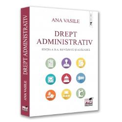 Cursul de Drept administrativ aflat la cea de a doua editie  cuprinde o analiza sintetica si sistematizata a institutiilor  acestei discipline juridice tinand seama de cele mai recente modificari ale Codului administrativEditia revazuta si actualizata este structurata in 8 titluri Administratie si Drept administrativI Administratia publica II Functia publica III Actele administratiei publice IV Domeniul public si Serviciul public V Raspunderea 